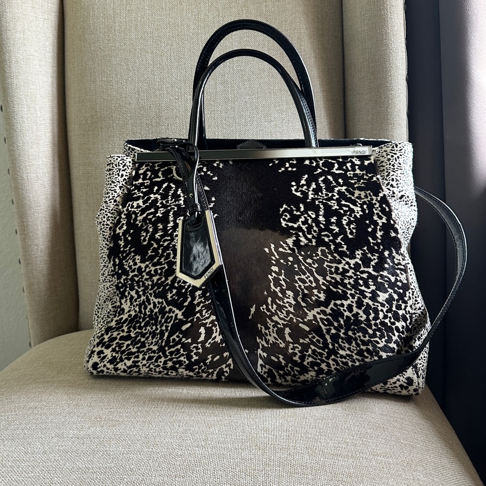 Fendi 2Jours Tote Ponyhair